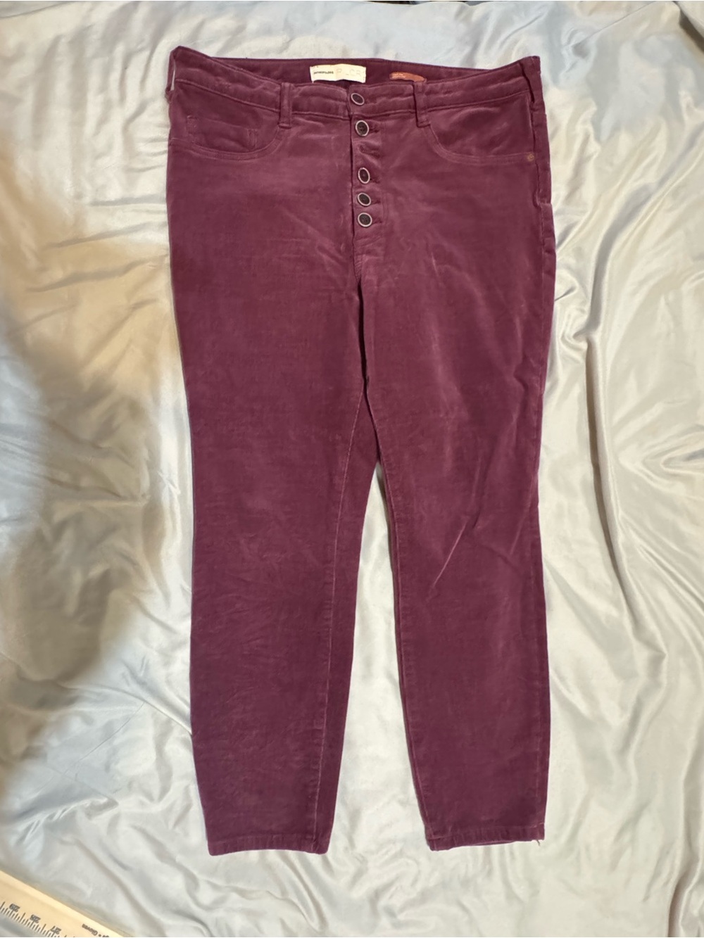 Anthropologie Pilcro High-Rise Skinny Corduroy Pants